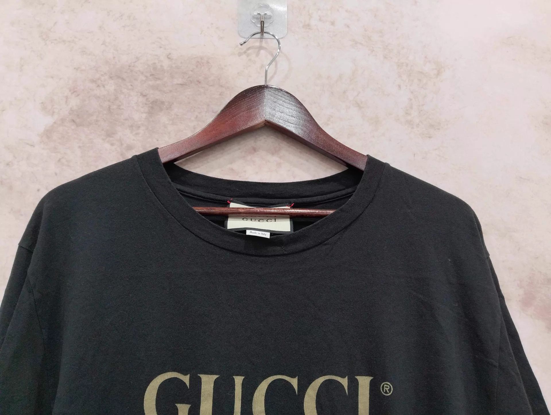 Gucci GUCCI Oversized Logo Belt Print Classic SS Tee M Size US M / EU 48-50 / 2 - 6 Thumbnail