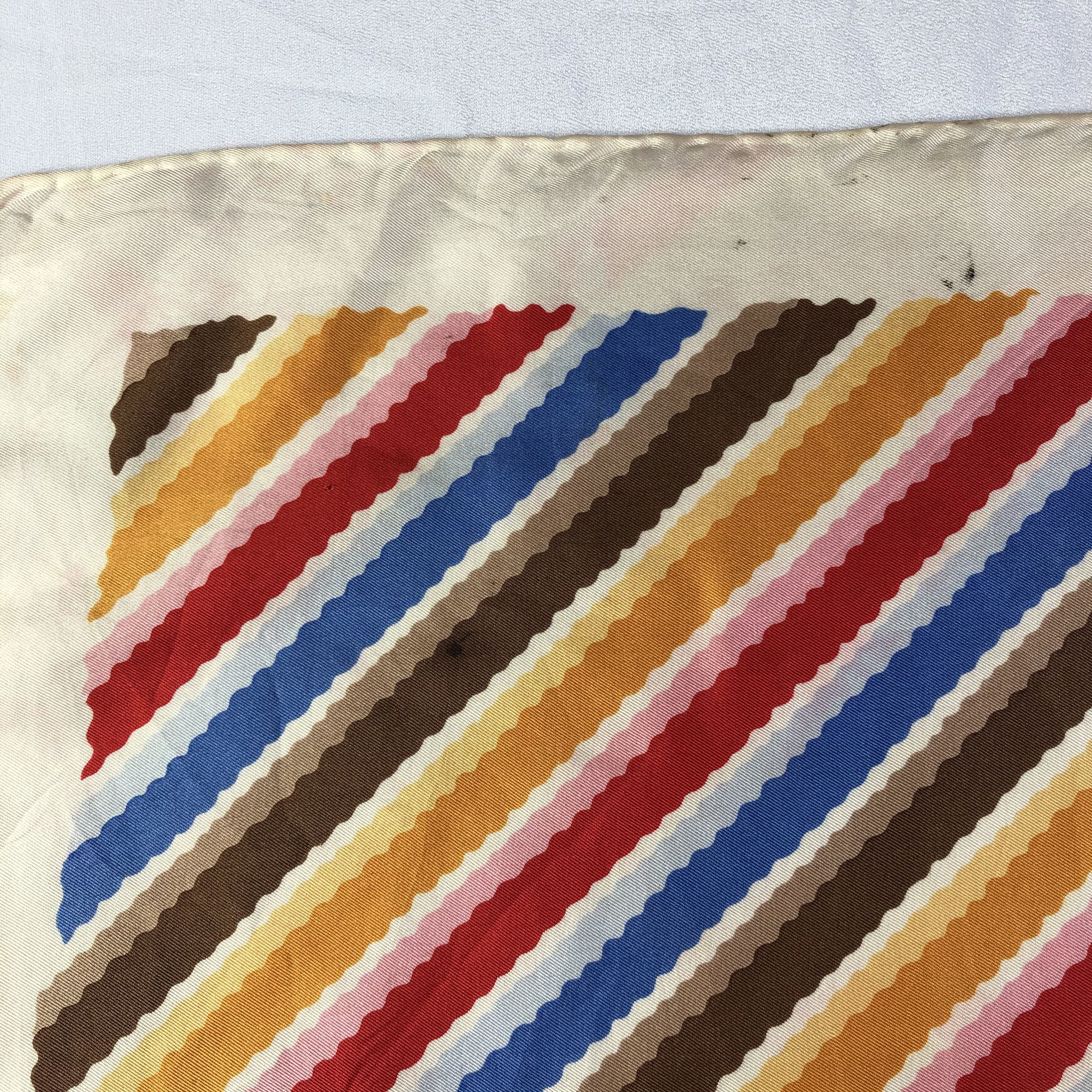 Vintage Vintage Atelier Parnasse Silk Scarf Size ONE SIZE - 7 Thumbnail