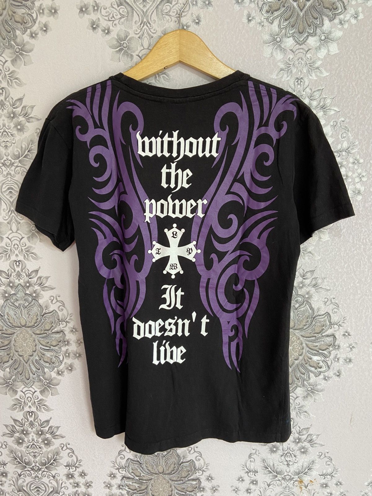 Bullet Noise × If Six Was Nine × Le Grande Bleu (L.G.B.) Bullet Noise "Without The Power" Y2K Tshirt Size US L / EU 52-54 / 3 - 1 Thumbnail
