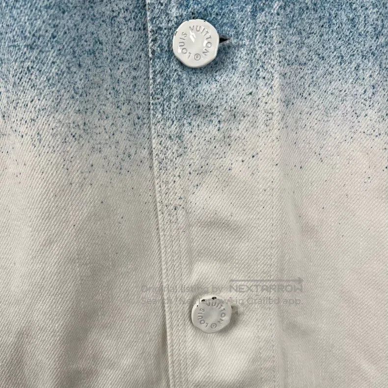 Louis Vuitton Louis Vuitton Blue and white starry sky gradient aged prin Size US S / EU 44-46 / 1 - 5 Thumbnail