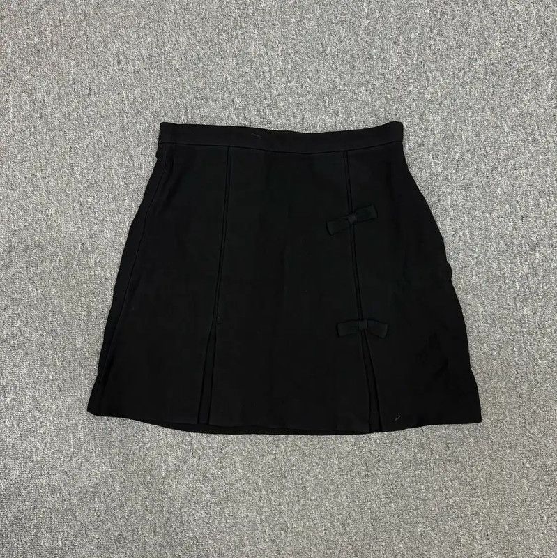 Miu Miu Miu Miu Black Cotton Women's Skirt 0089 Size 23" - 1 Thumbnail