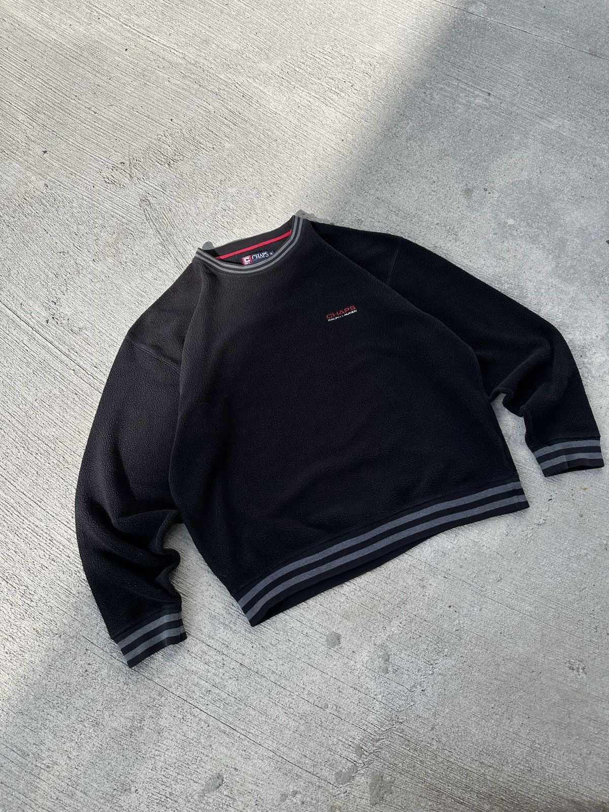 Chaps Ralph Lauren × Polo Ralph Lauren × Vintage Vintage Ralph Lauren Chaps fleece sweatshirt teddy Size US XL / EU 56 / 4 - 4 Thumbnail