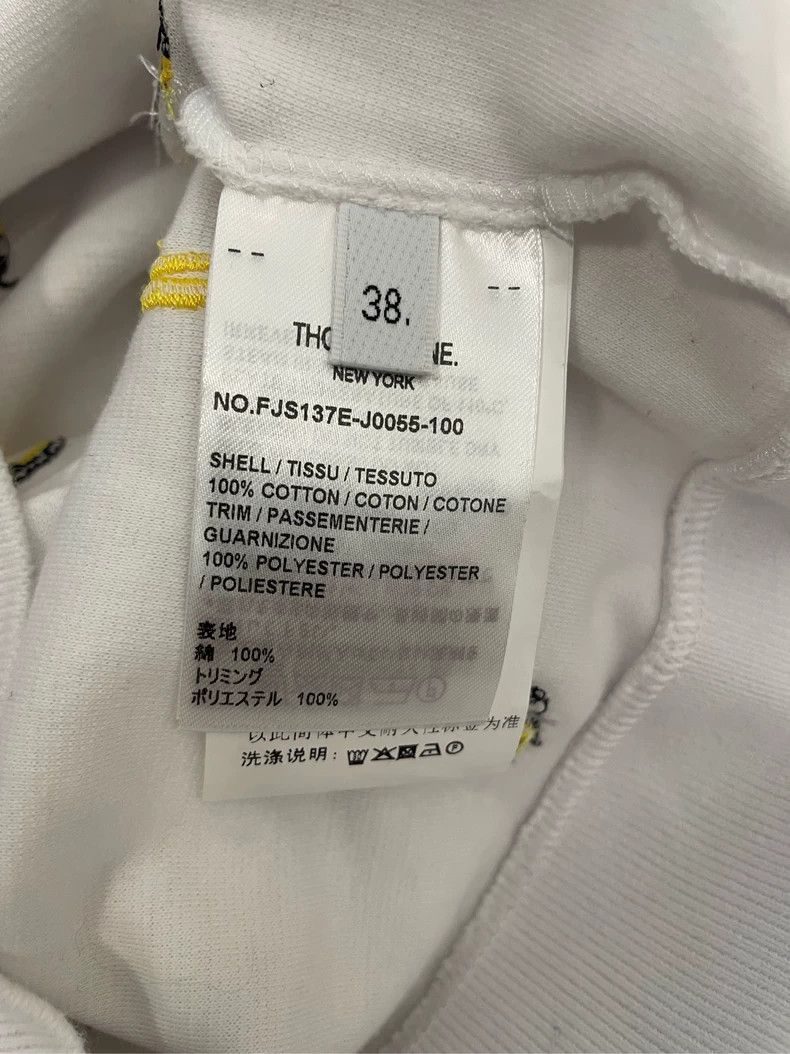 Thom Browne Thom Browne White bumblebee bee embroidery short sleeves Size XS / US 0-2 / IT 36-38 - 7 Thumbnail