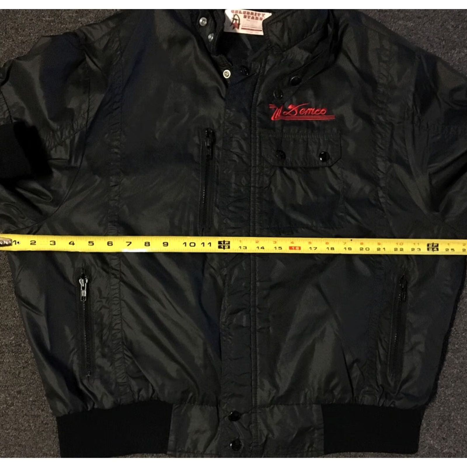 Vintage VINTAGE Demco Biker Jacket XL USA Trucker Grunge Motorcycle 90s 80s Punk Bomber Jacket Mens Black Size US XL / EU 56 / 4 - 7 Thumbnail
