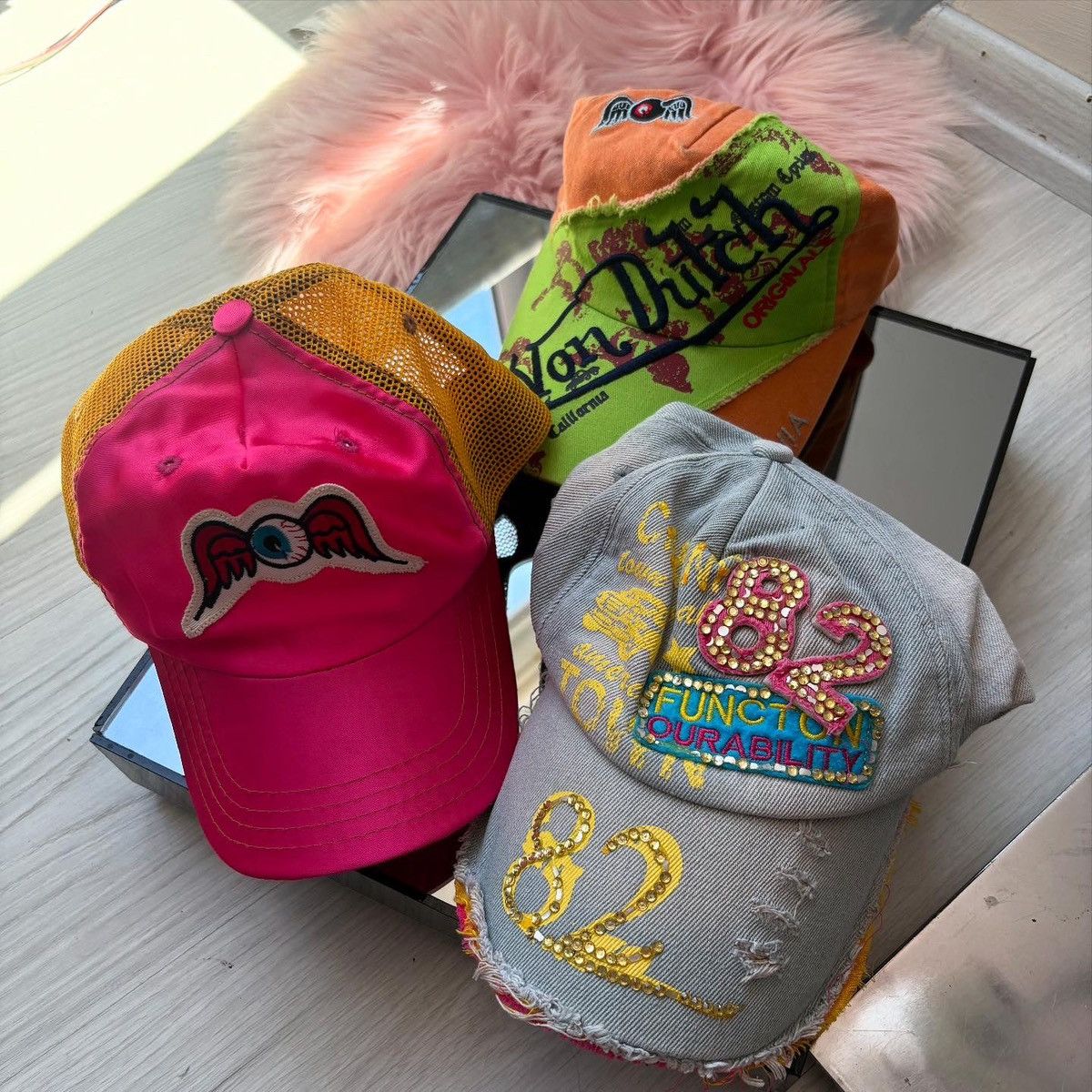 Vintage y2k hat Size ONE SIZE - 2 Thumbnail
