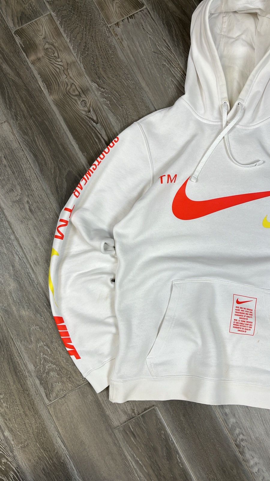Nike Microbrand Pullover Drill White Hoodie