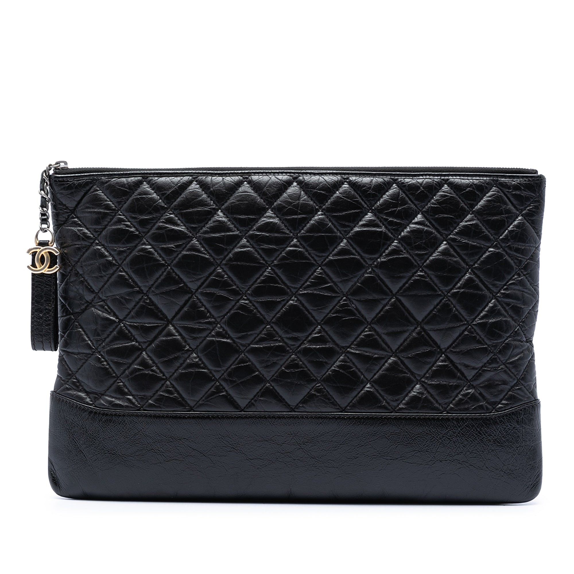 Chanel Large Aged Calfskin Gabrielle O Case Clutch Size ONE SIZE - 1 Thumbnail