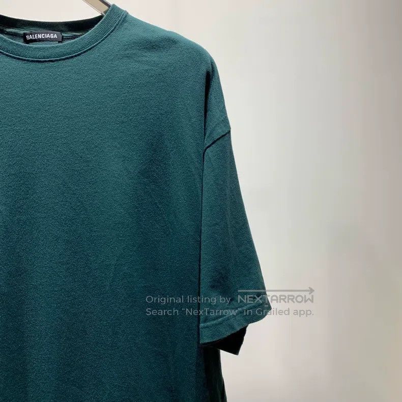 Balenciaga Balenciaga Logo Printed Round Neck Raglan Sleeve Short Sle Size US S / EU 44-46 / 1 - 6 Thumbnail