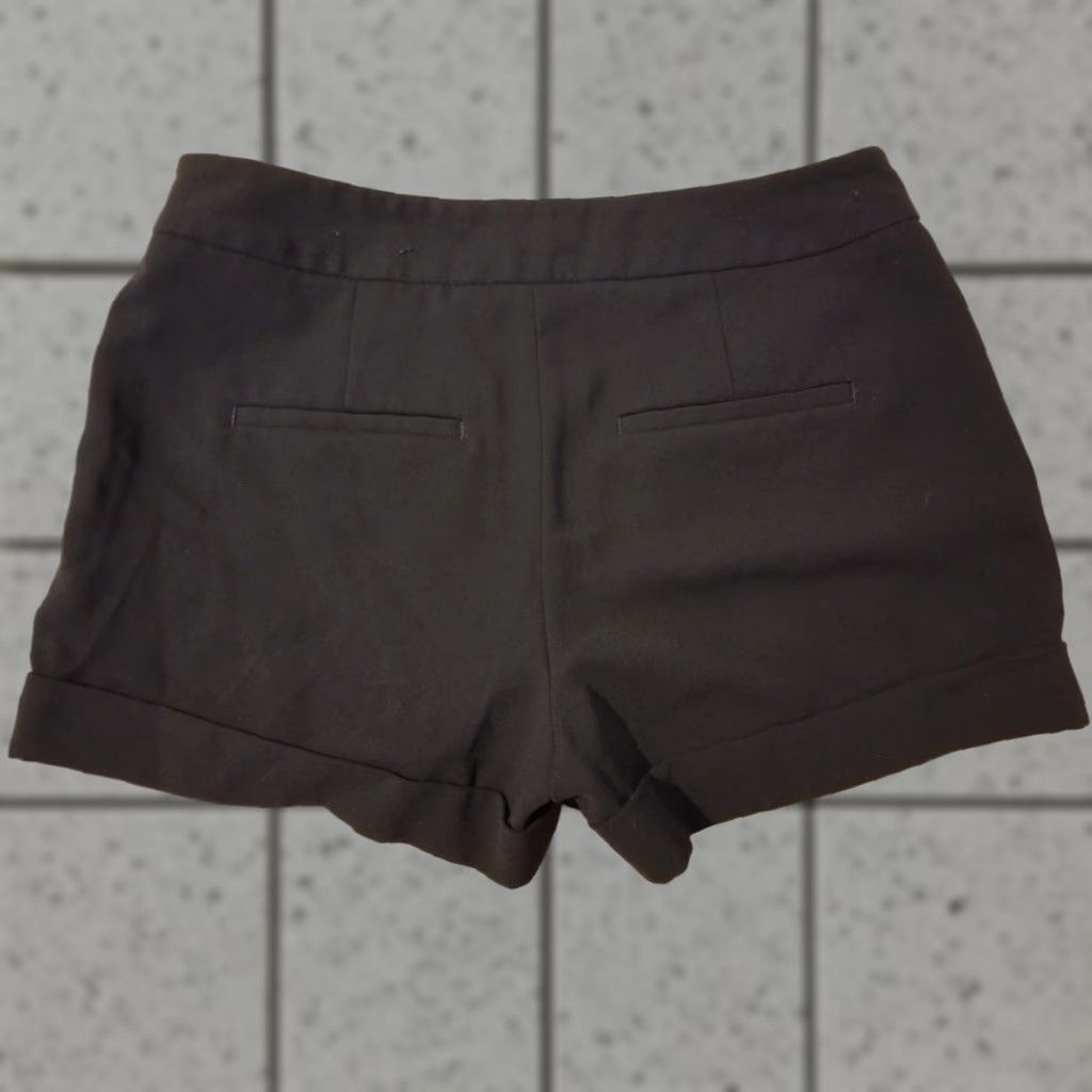 Express Womens Express Shorts 0 Black Chino Cotton Flat Front Casual Walking Spring Summer Mens? No, keep. Size 25" / US 0 / IT 36 - 1 Thumbnail