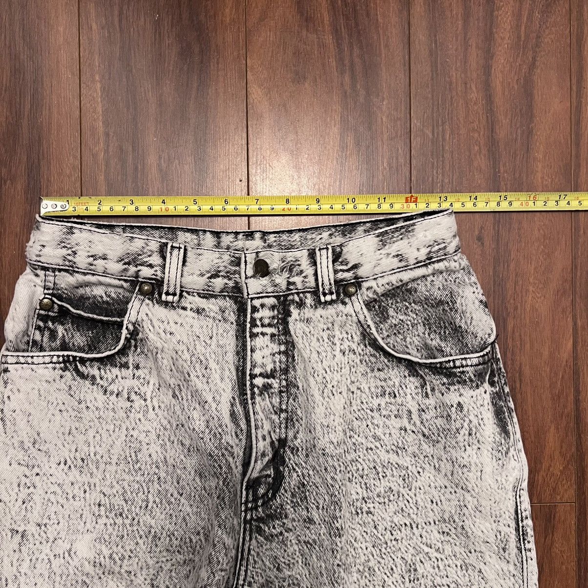 Levi's Vintage Clothing Vintage 80s Levis 544 high waisted acid wash Denim Jeans 11 Size 34" / US 12 / IT 48 - 4 Thumbnail
