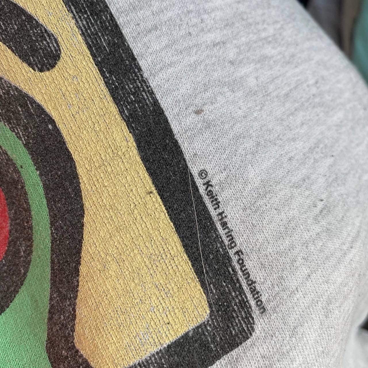 Designer × Keith Haring × Vintage Vintage Keith Haring Big Logo 90’s designer rare sweatshirt Size US M / EU 48-50 / 2 - 6 Thumbnail