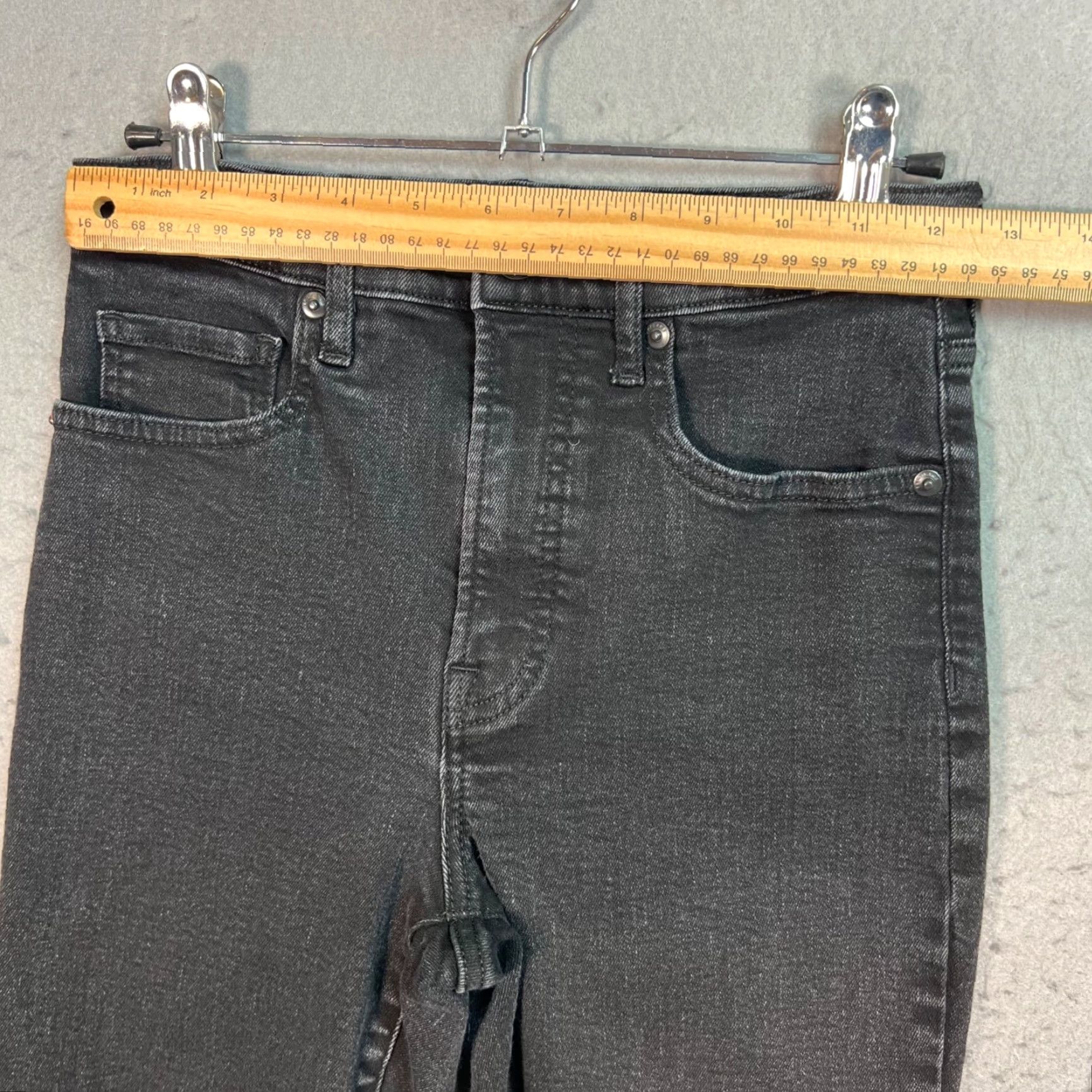 Everlane Everlane The High Rise Skinny Jeans Womens Size 27 Black Denim Size 26" / US 2 / IT 38 - 5 Thumbnail