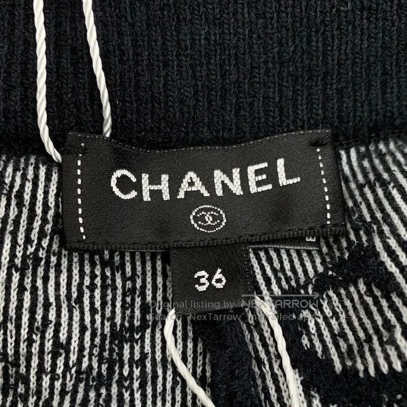 Chanel Chanel Black Cotton Women's Shorts . Size 23" - 6 Thumbnail