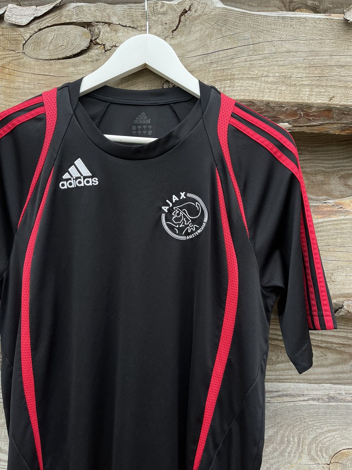 Adidas × Vintage 2009 Adidas Ajax black vintage soccer jersey Size US L / EU 52-54 / 3 - 4 Thumbnail
