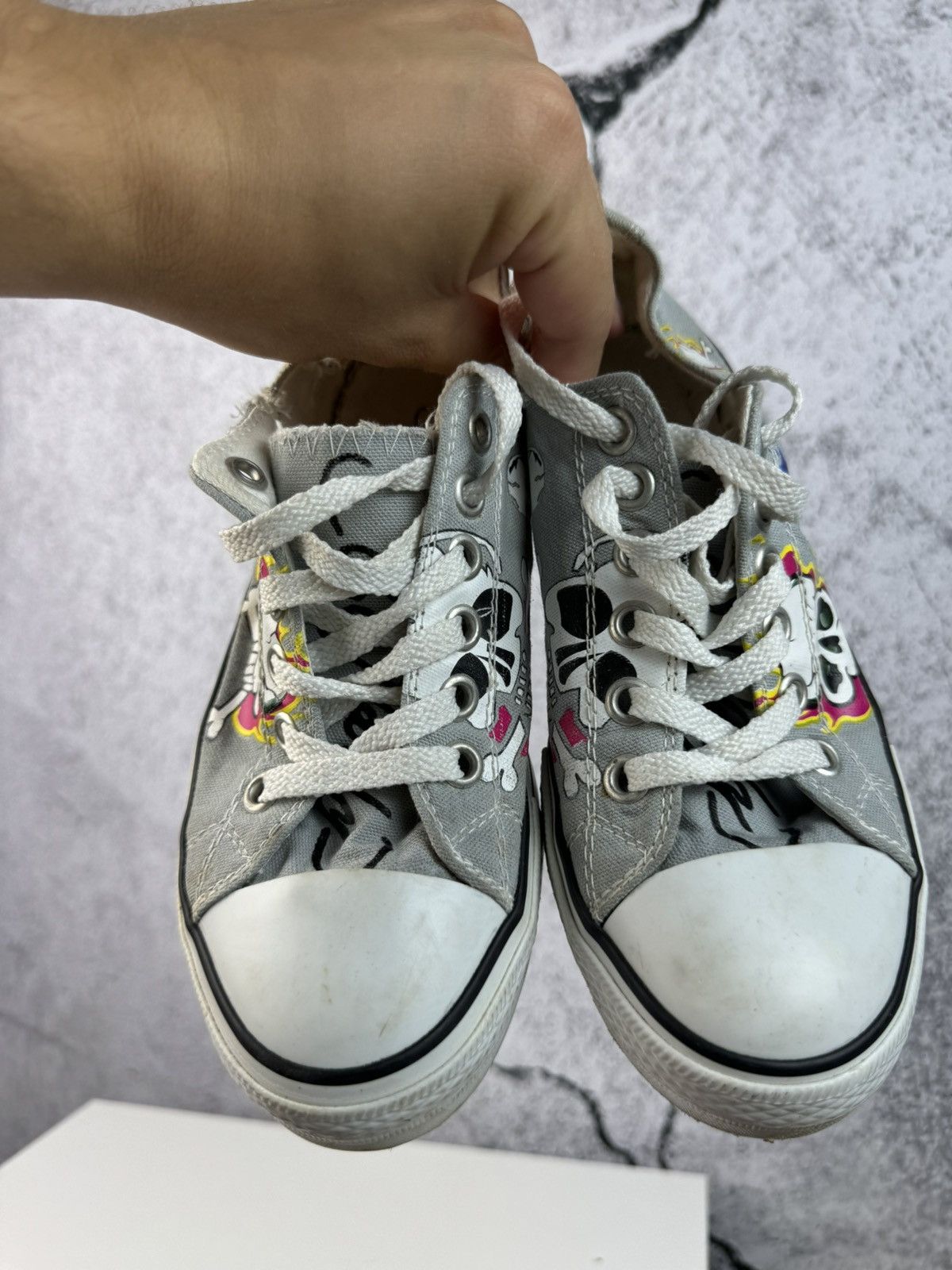 Ed Hardy Y2K vintage Ed hardy shoes sneakers avant garden Streetwear Size US 6.5 / IT 36.5 - 6 Thumbnail