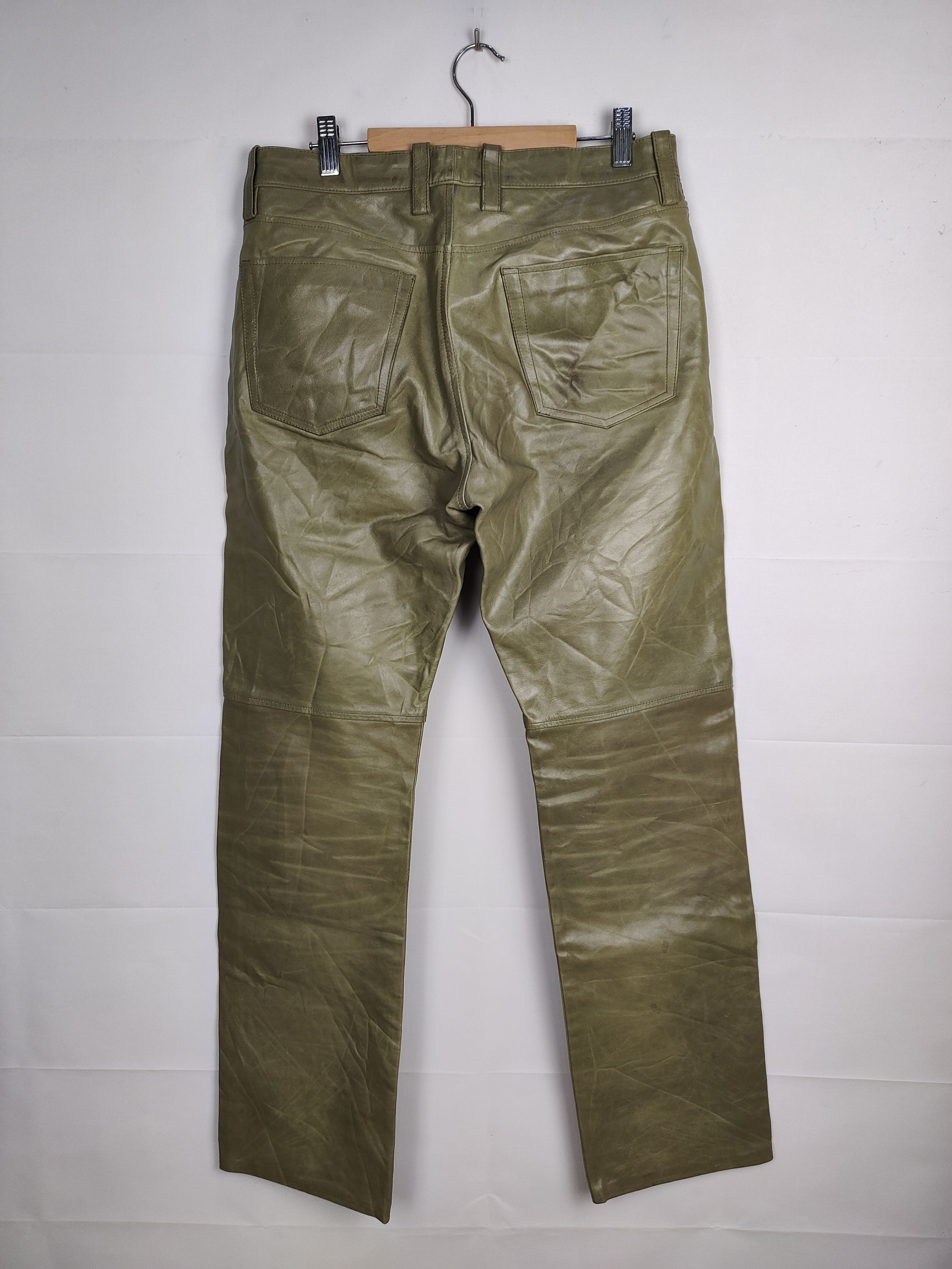 Comme Ca Ism × Japanese Brand Vintage Comme Ca Collection Leather Trouser Pant Size US 31 - 3 Thumbnail