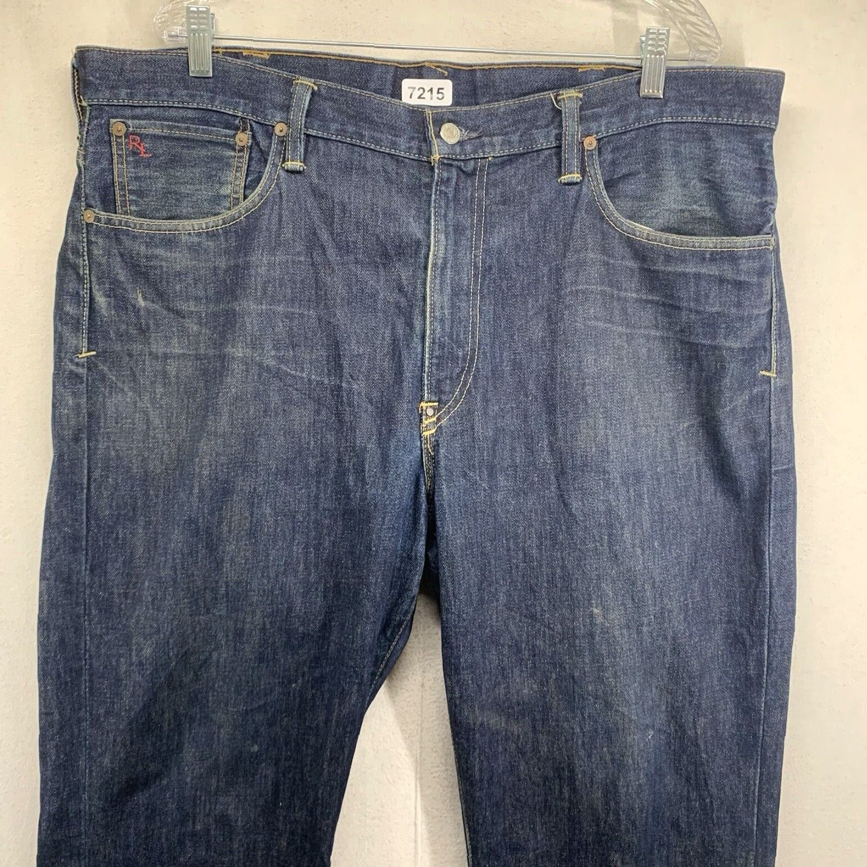 Polo Ralph Lauren Polo Ralph Lauren Mens Jeans 38x30 Straight Relaxed Fit Cotton Denim Blue Designer 67 Style Size US M / EU 48-50 / 2 - 3 Thumbnail