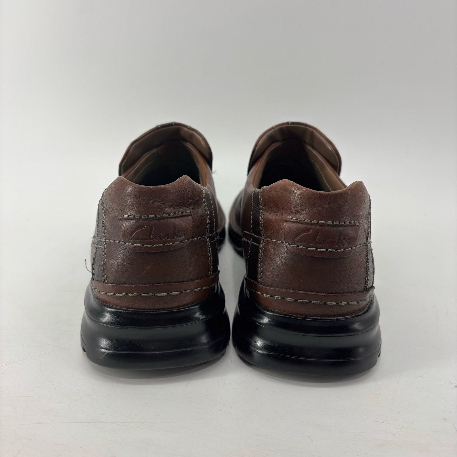 Clarks Clark’s Men’s Loafers Size 9 Leather Slip On Casual Brown Size US 9 / EU 42 - 12 Thumbnail