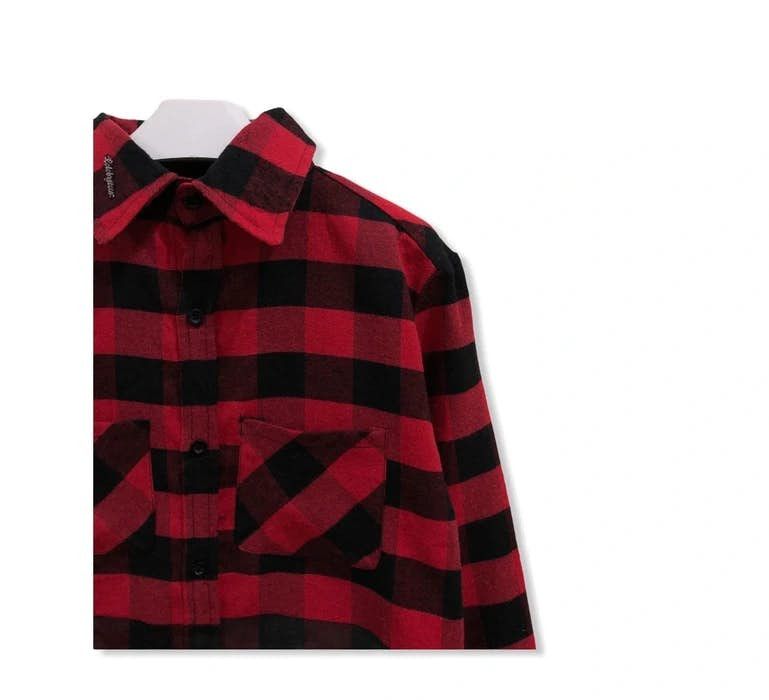 Japanese Brand Japanese Brand Celebry Tee’s Plaid Tartan Flannel Shirt 👕 Size US XS / EU 42 / 0 - 2 Thumbnail