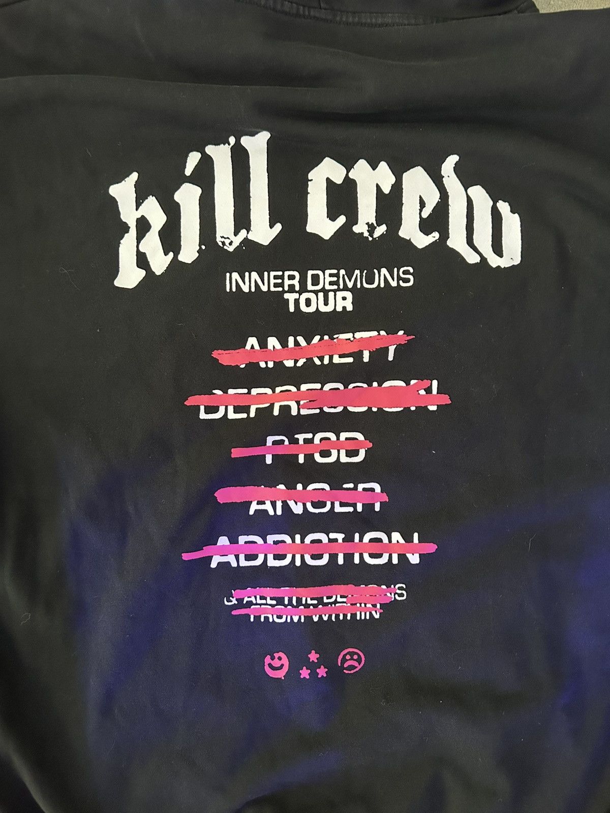 Other Kill Crew Inner Demons Tour Hoodie Black Size L Size US L / EU 52-54 / 3 - 4 Thumbnail