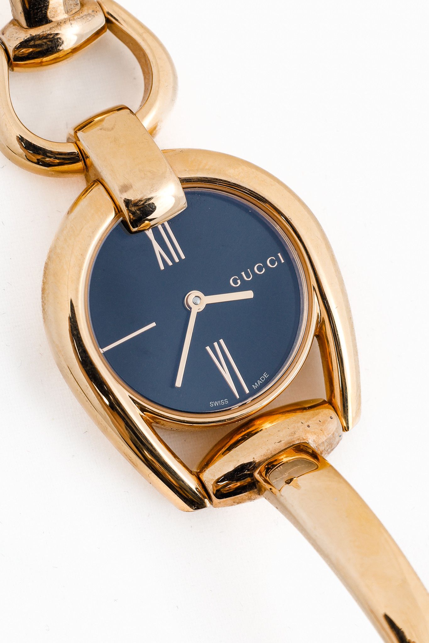 Gucci Gucci YA139507 Rose Gold Horsebit Bangle Watch Size ONE SIZE - 2 Thumbnail