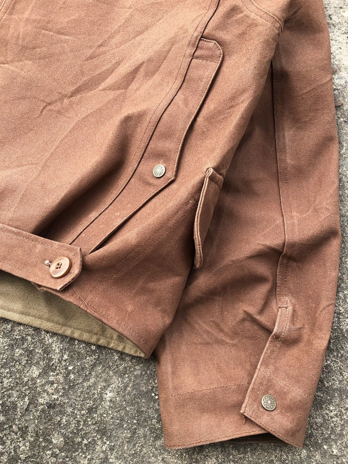 Japanese Brand × Trophy Clothing Oiled Hunting Jacket Size US XL / EU 56 / 4 - 9 Thumbnail