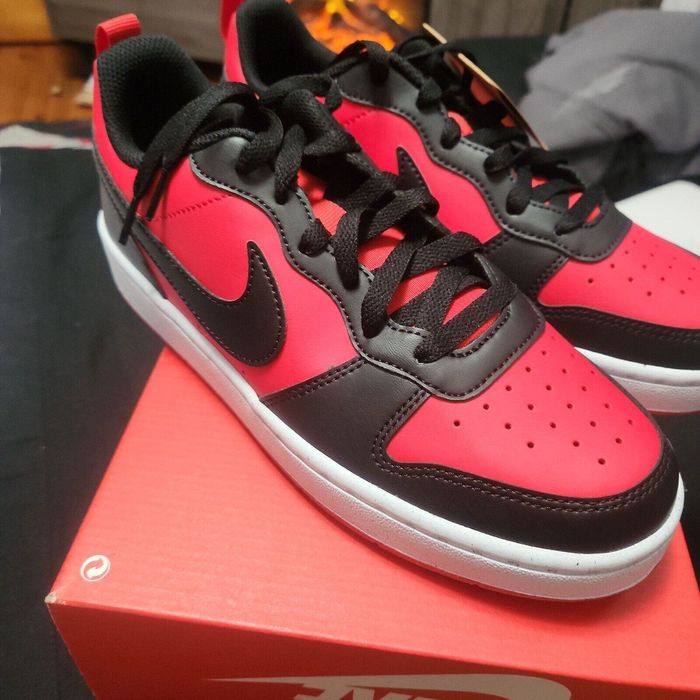 Nike Size 6.5 (GS) Nike Court Borough 2 Low Bred Grailed