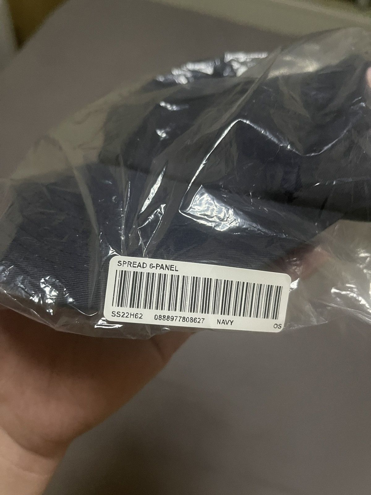 Supreme Supreme navy spread 6-panel hat cap Size ONE SIZE - 4 Thumbnail