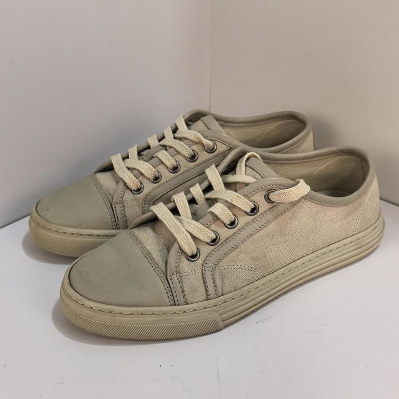 Gucci Gucci Fashion Canvas GG Print Low-Top Sneakers -2508 Size US 4.5 / IT 34.5 - 1 Thumbnail