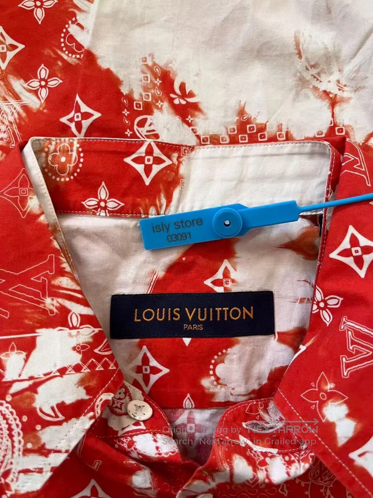 Louis Vuitton louis vuitton red logo short sleeve shirt. Size US M / EU 48-50 / 2 - 5 Thumbnail