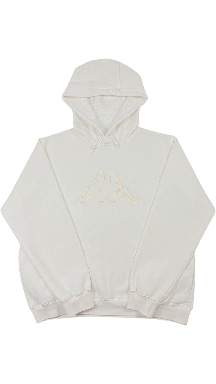 Kappa LASTDROP🔥 Vintage Y2K Kappa Big Logo Embroidery White Hoodie Size US M / EU 48-50 / 2 - 1 Thumbnail