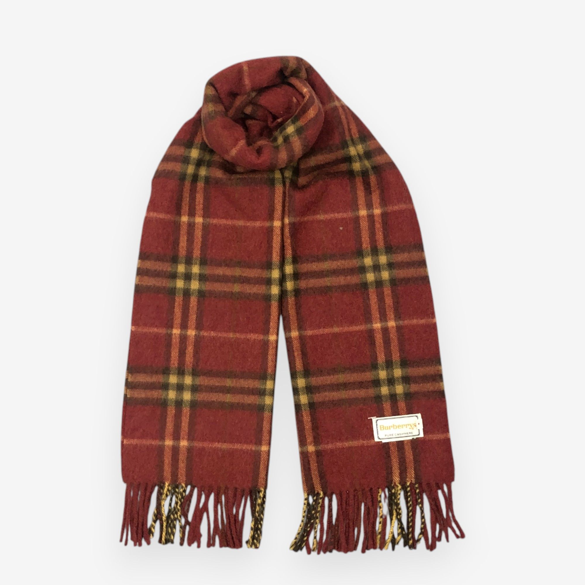 Burberry Vintage Burberrys Scarf Muffler Cashmere Winter Scarves Size ONE SIZE - 1 Thumbnail