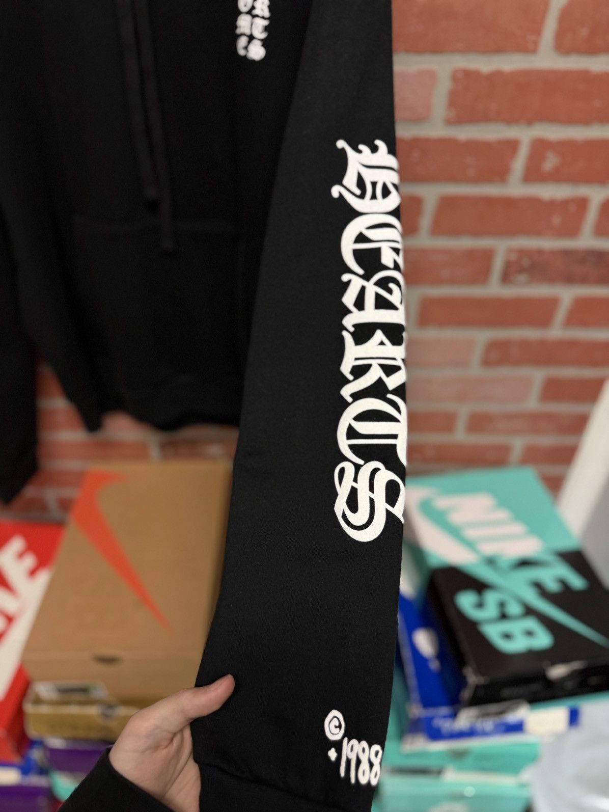 Chrome Hearts Chrome Hearts Black 1988 Hoodie New Size Medium Size US M / EU 48-50 / 2 - 7 Thumbnail