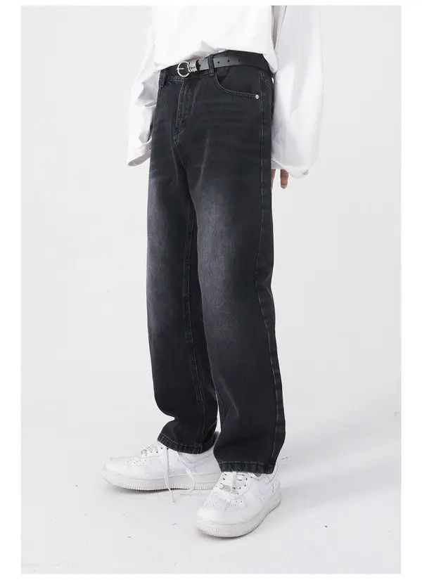 Japanese Brand Japanese retro casual loose washed straight jeans Size US 32 / EU 48 - 3 Thumbnail