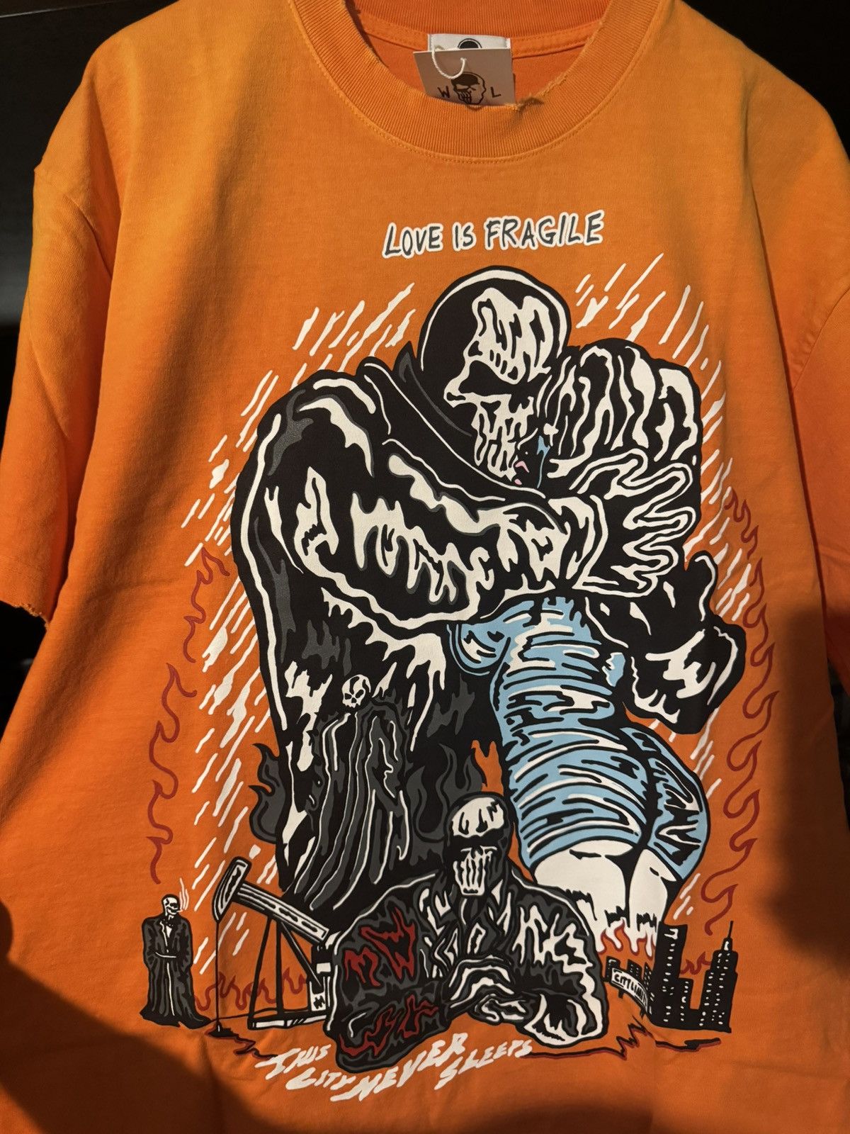 Warren Lotas Warren Lotas Love is Fragile T-shirt Size US XL / EU 56 / 4 - 5 Thumbnail