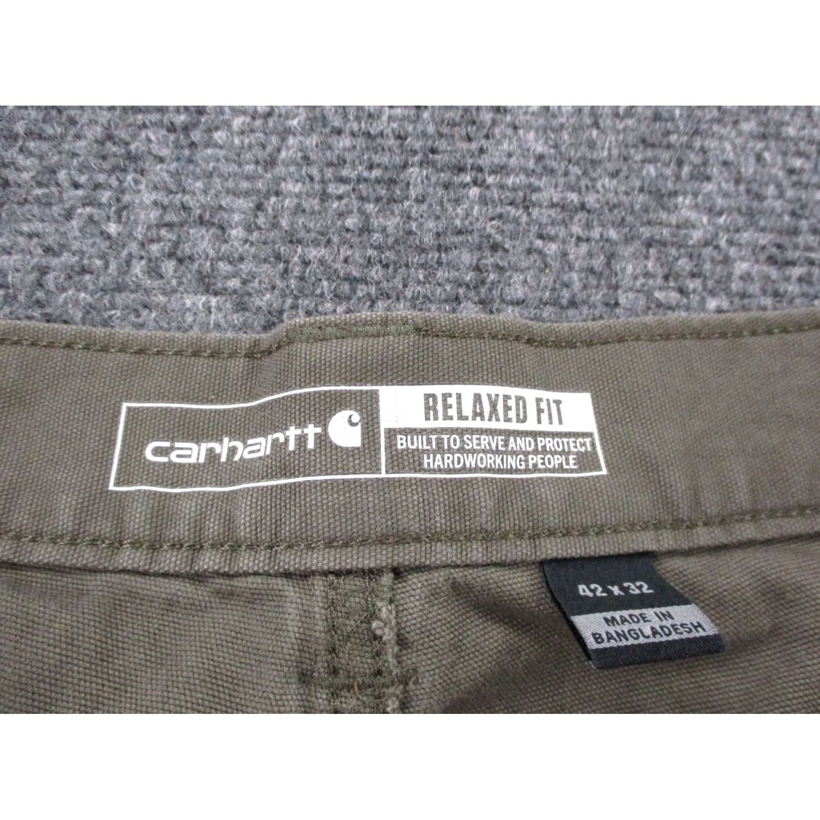 Carhartt Carhartt Pants Mens 42 32 Rugged Flex Relaxed Fit Canvas Double Front Utility Carpenter Brown Size US 42 / EU 58 - 7 Thumbnail