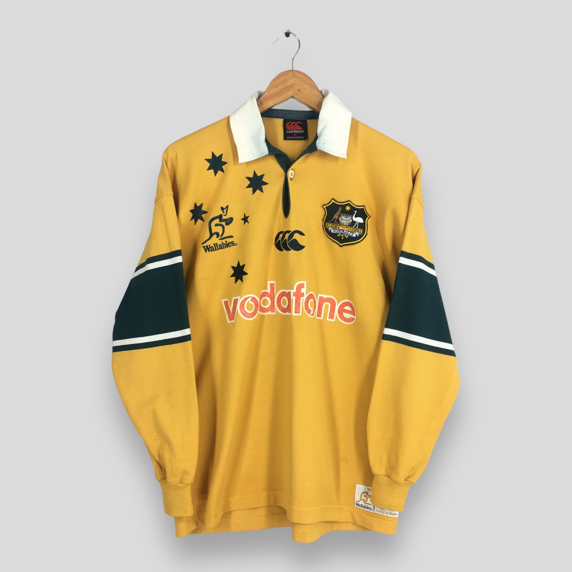 image of Canterbury Of New Zealand x England Rugby League Canterbury Australian Wallabies Rugby Polo Shirt X