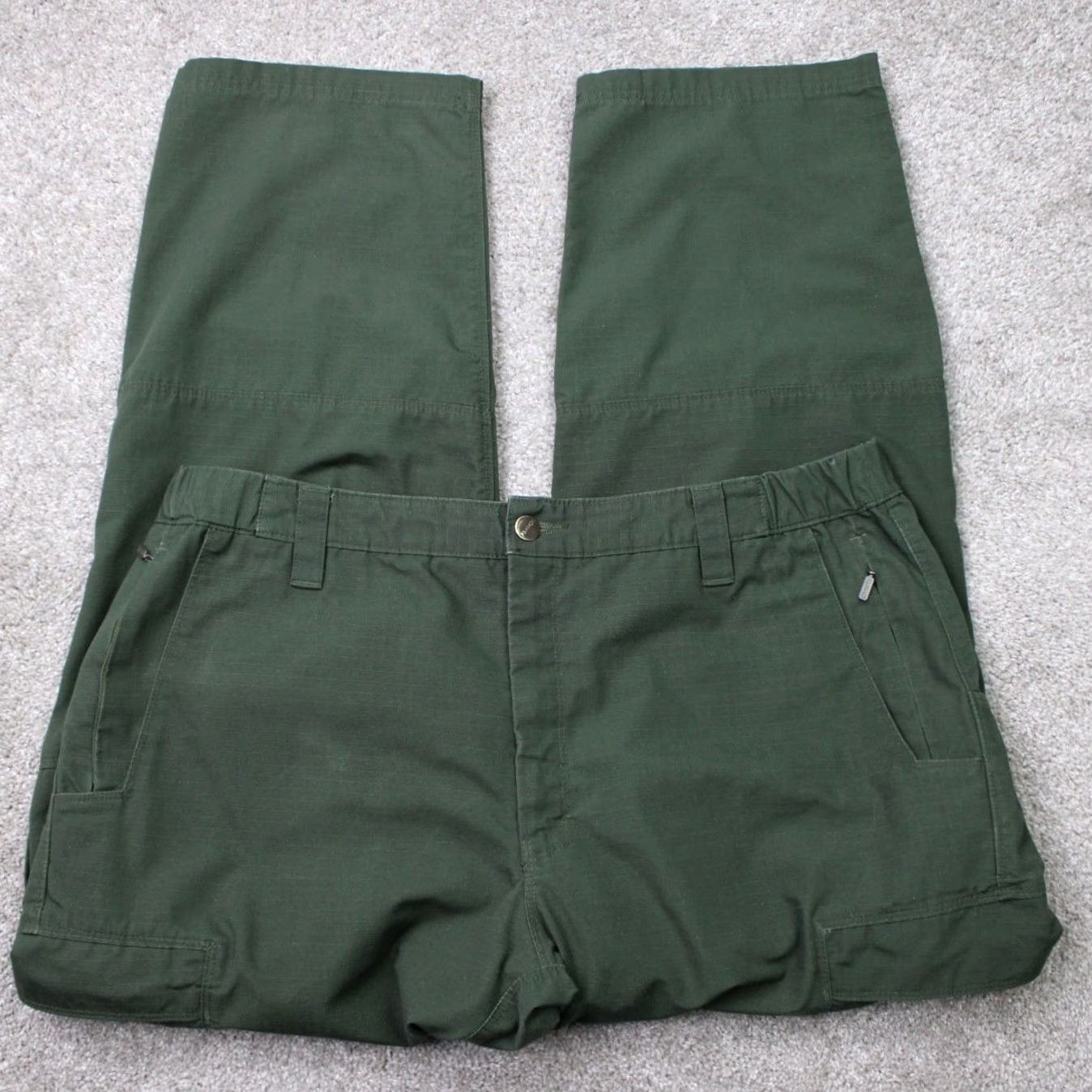 Vintage Vertx Pants Mens 40x30 Green Cargo Pocket Polyester/Cotton Size US 40 / EU 56 - 2 Thumbnail
