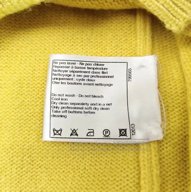 Chanel Chanel Yellow Cashmere Knit Sweater for Women . Size M / US 6-8 / IT 42-44 - 9 Thumbnail