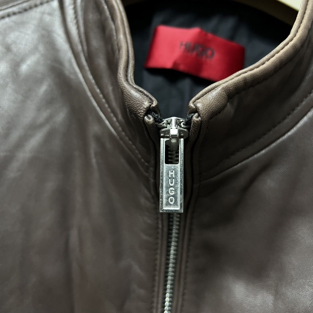 Hugo Boss Hugo Boss Leather Jacket Lamb Exclusive Custom Size US M / EU 48-50 / 2 - 16 Thumbnail