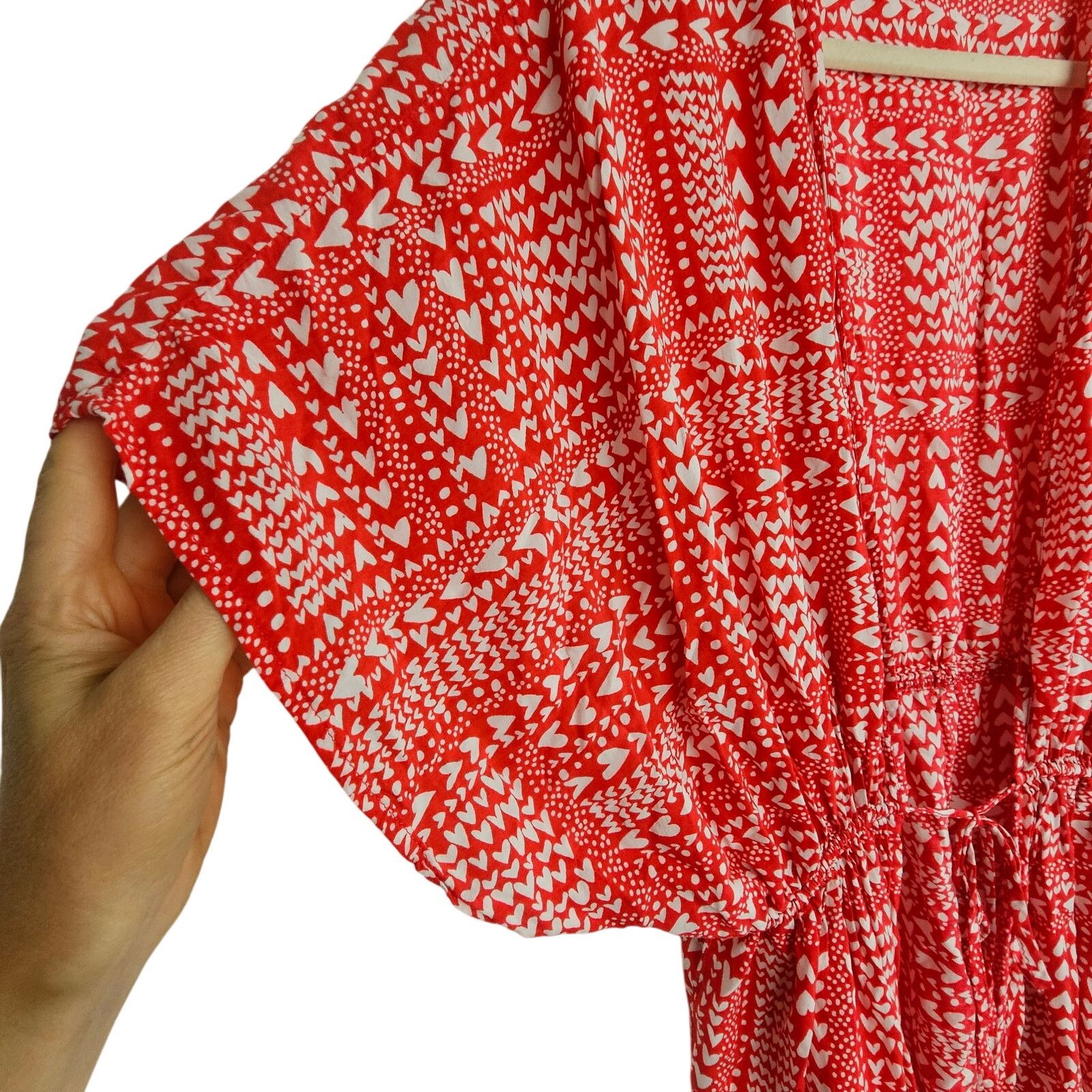Victoria's Secret Victorias Secret Heart Kimono OS Cover Up Romantic Sheer Size ONE SIZE - 4 Thumbnail