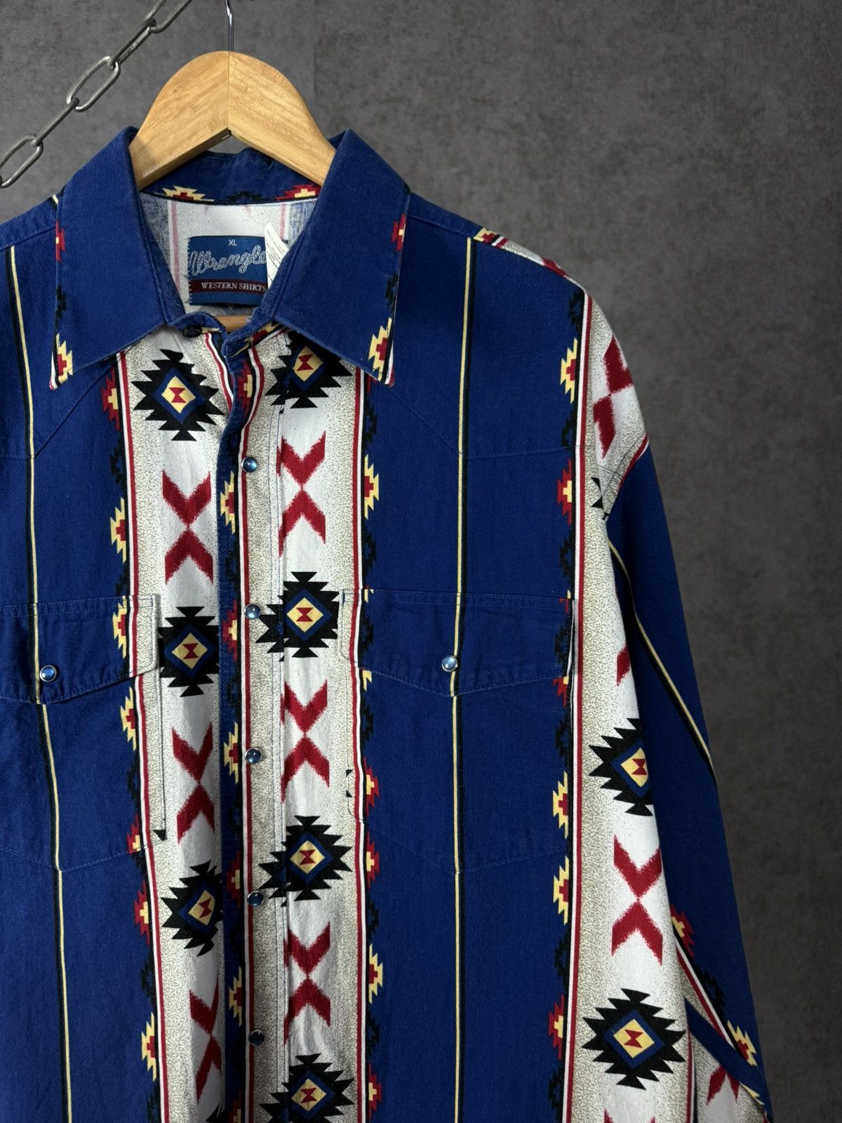 Wrangler Wrangler Western art crazy shirt Size US XL / EU 56 / 4 - 2 Thumbnail