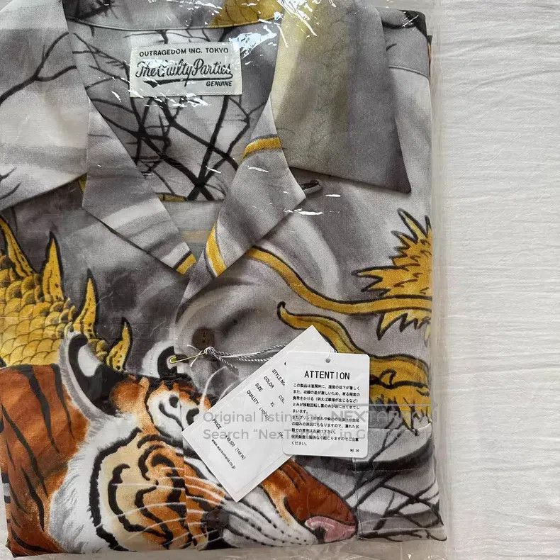Wacko Maria Wacko Maria 22SS New Dragon and Tiger Fight TIMLEHI Hawaii Size US XL / EU 56 / 4 - 5 Thumbnail