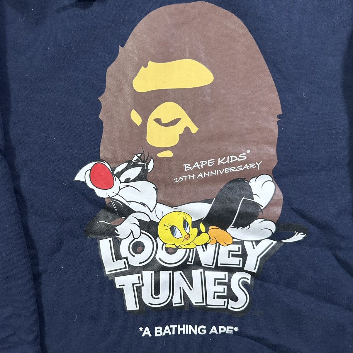 Bape BAPE x Looney Tunes Pull Over Hoodie Size US M / EU 48-50 / 2 - 2 Thumbnail