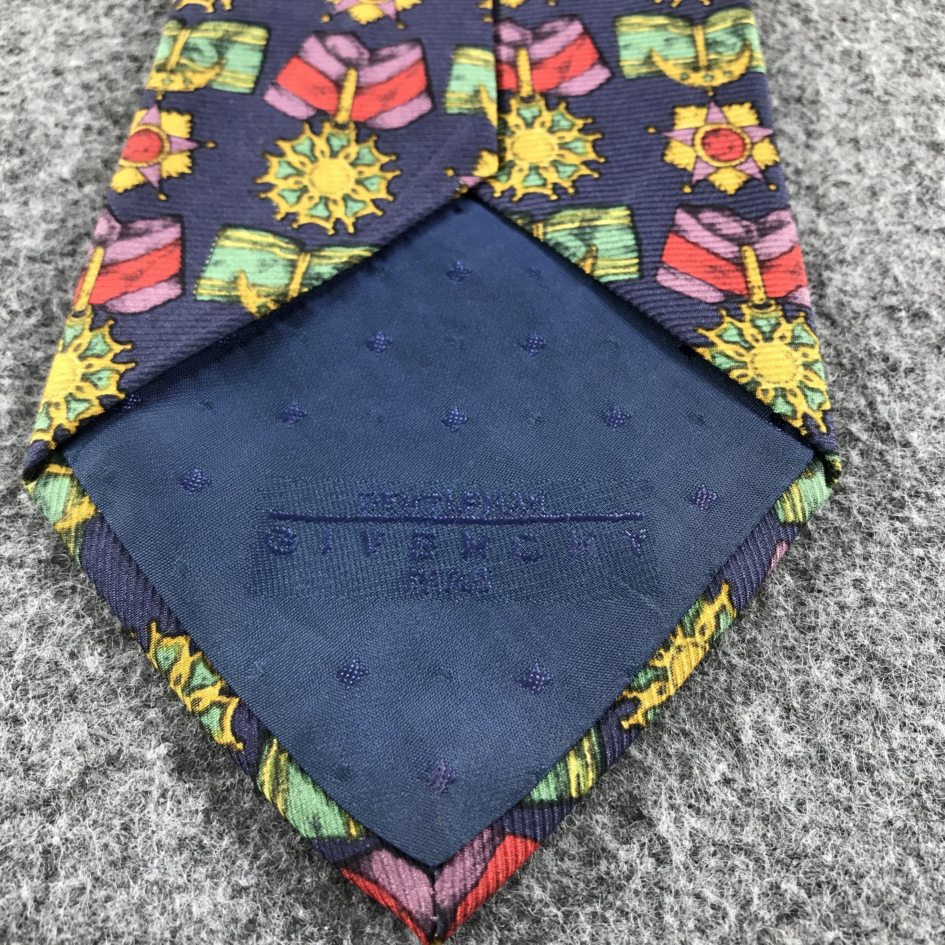 Givenchy × Vintage Vintage Luxury Givenchy Silk Neck Ties T34 Size ONE SIZE - 6 Thumbnail