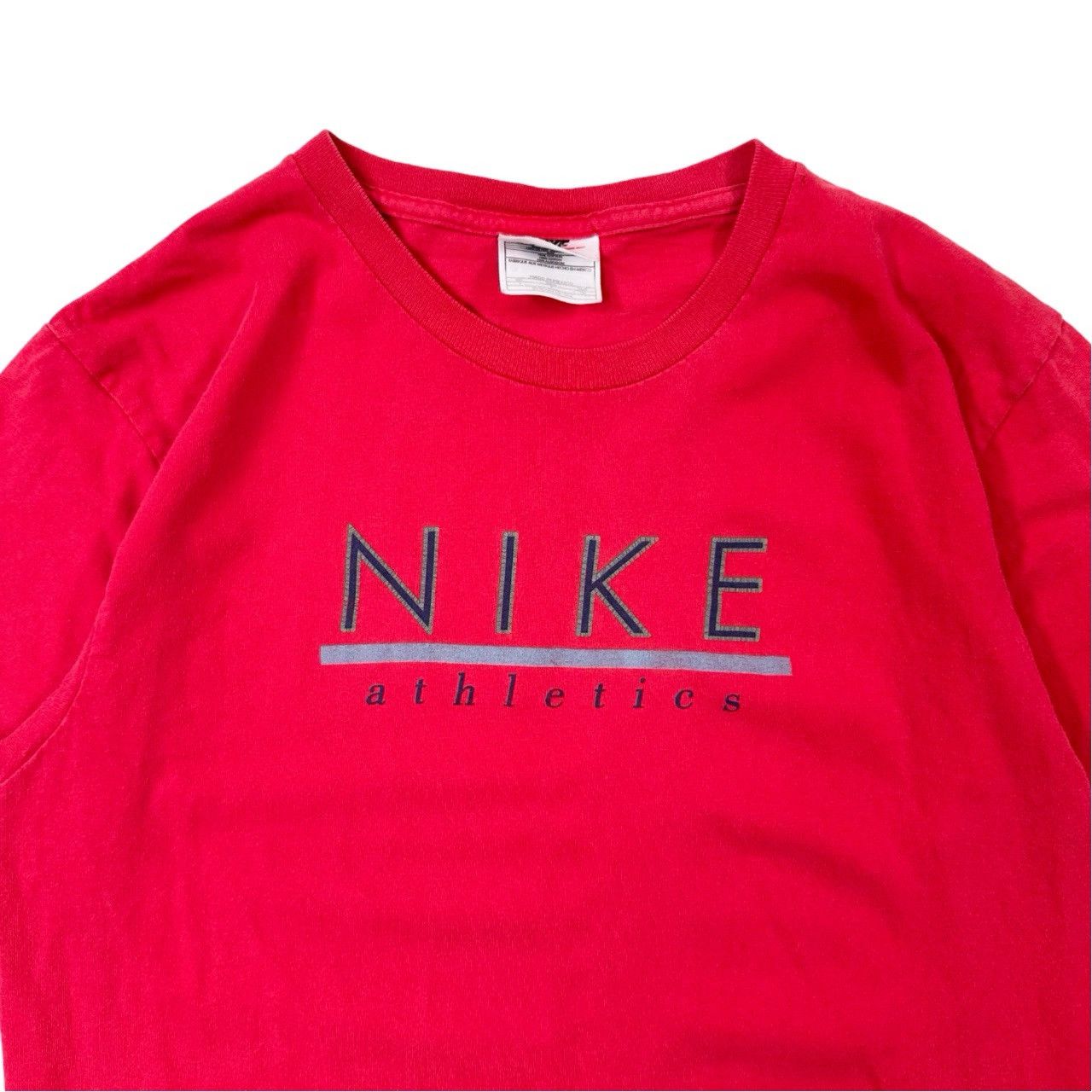 Vintage Vintage 90s Nike Athletics Spellout Graphic T Shirt Size US S / EU 44-46 / 1 - 2 Thumbnail