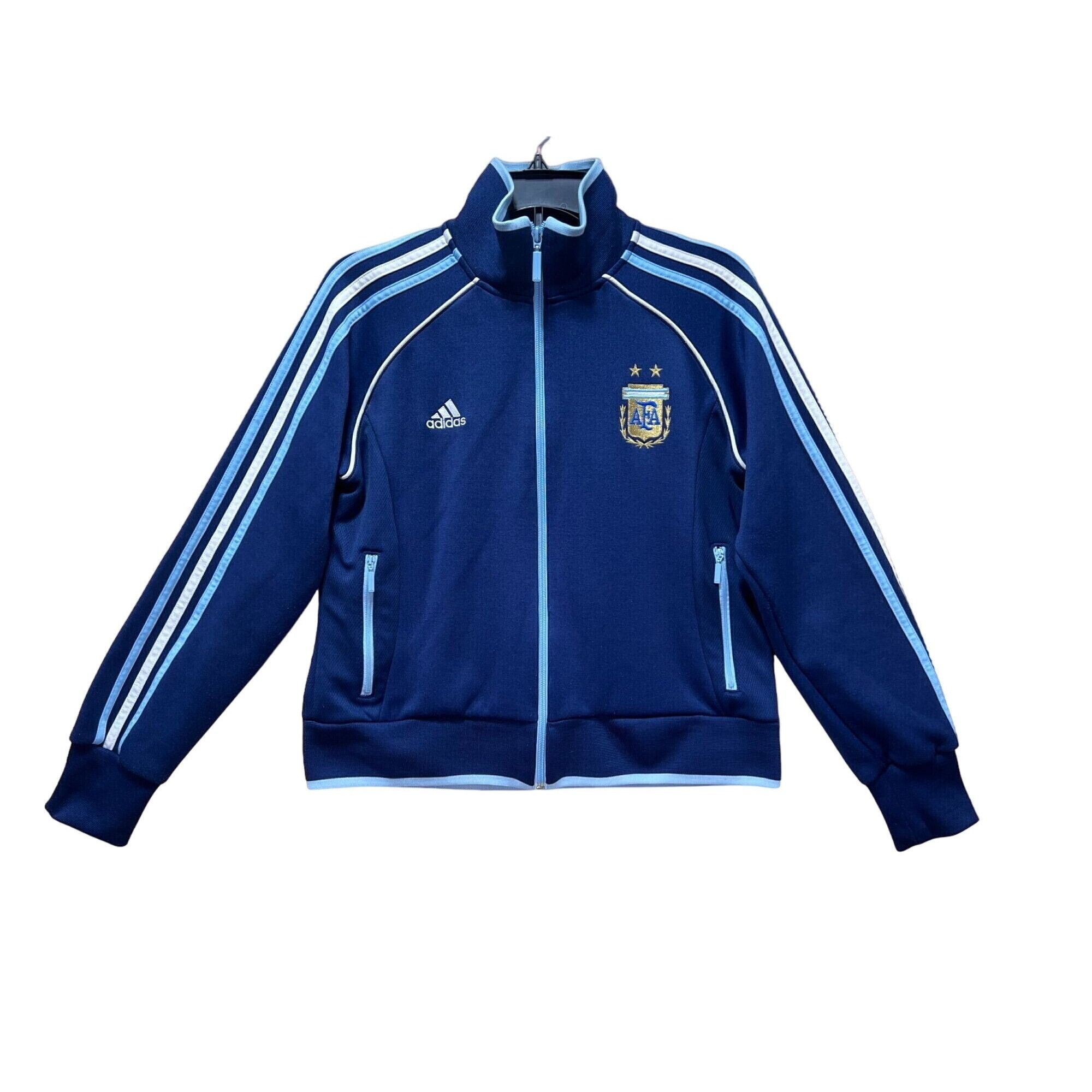 Adidas Adidas - Women's Long Sleeve Sweatshirt - Blue - Large Size L / US 10 / IT 46 - 1 Thumbnail