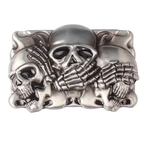 Other Skull Skeleton Belt Buckle ( no belt ) Size ONE SIZE - 1 Thumbnail