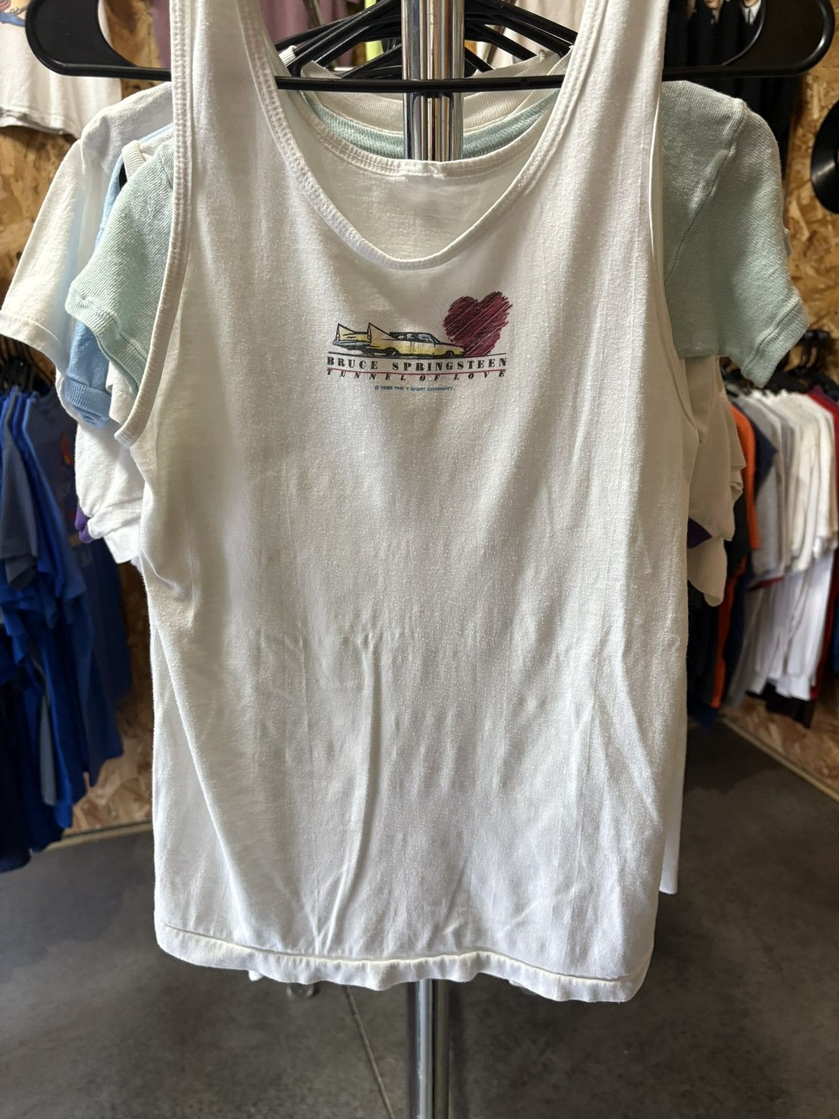 Band Tees 1988 Bruce Springsteen Tunnel of Love Tank Top Size US S / EU 44-46 / 1 - 1 Thumbnail