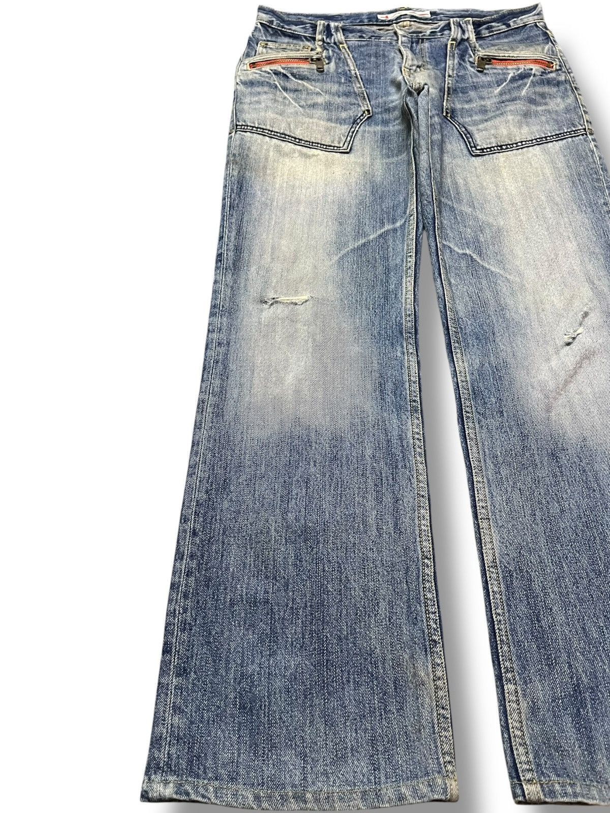 KOJIMA GENES Vintage Genoese Avant Garde Seditionaries Denim Size US 33 - 5 Thumbnail